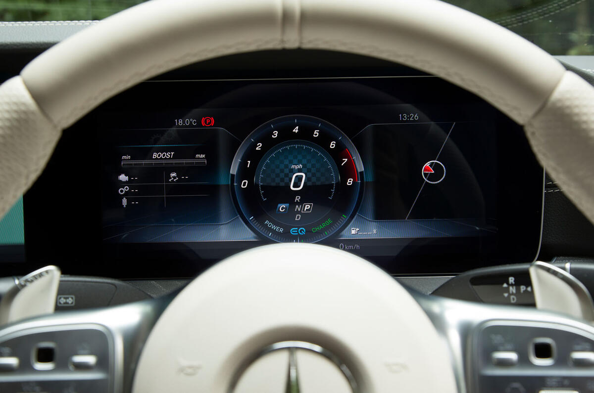 Mercedes-AMG CLS 53 2018 road test review - instrument cluster
