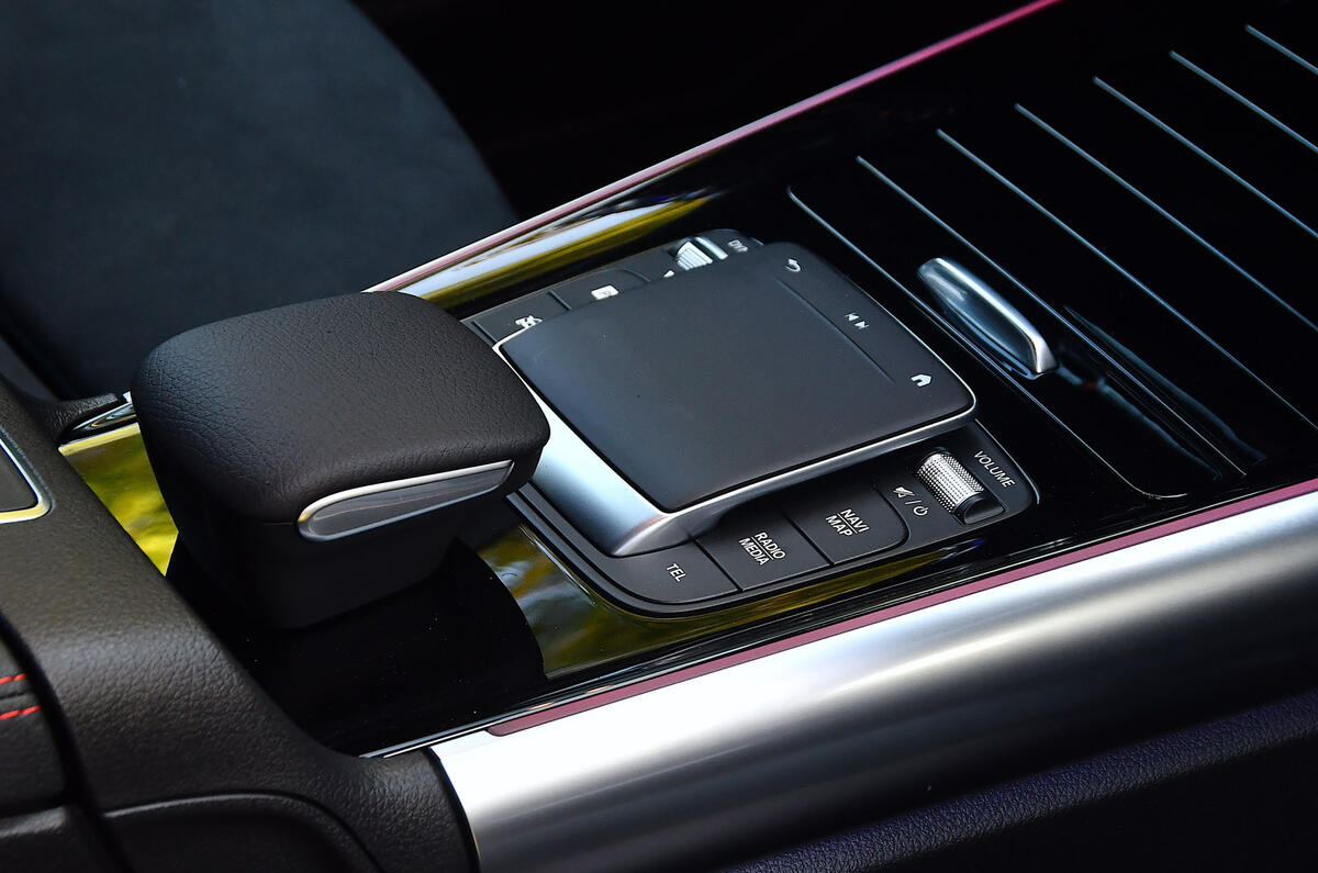 20 Mercedes Benz EQA 2021 road test review centre console 20 Mercedes Benz EQA 2021 road test review centre console