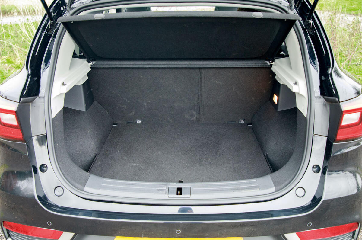 MG ZS EV 2019 road test review - boot