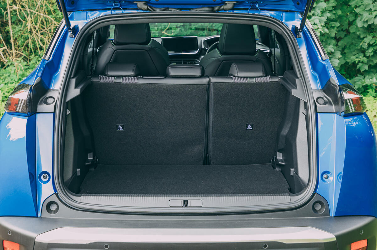 Peugeot e-2008 2020 road test review - boot
