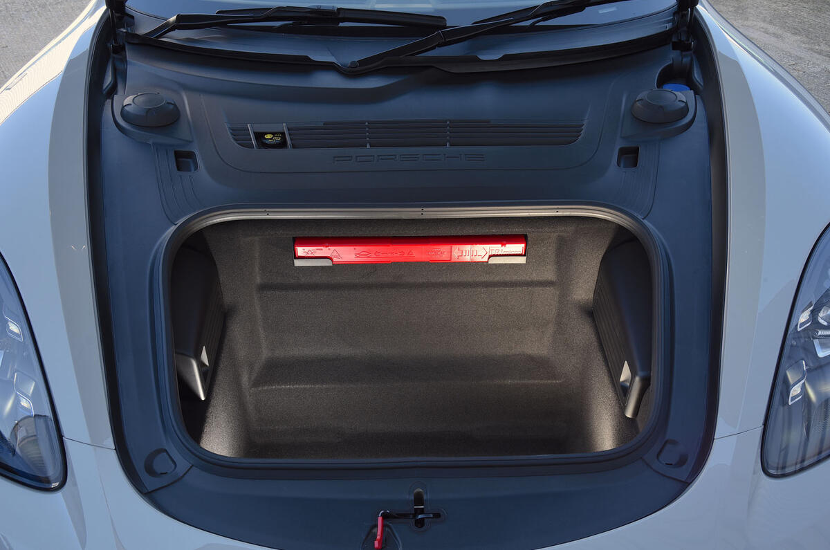 Porsche 718 Cayman GTS 2018 review boot