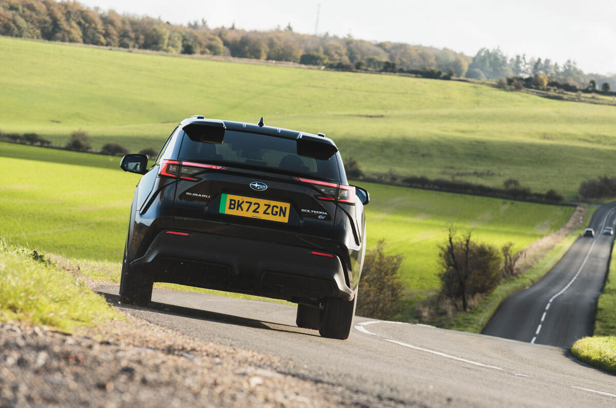 20 Subaru Solterra RT 2023 rear corner