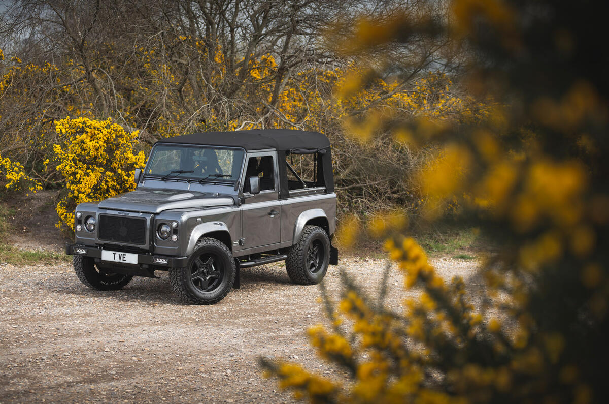 20 Twisted Defender EV 2022 UK first drive review static front