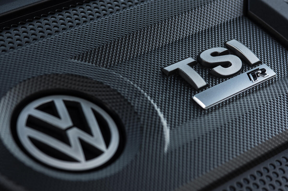 Volkswagen Golf R 2019 road test review - engine cover