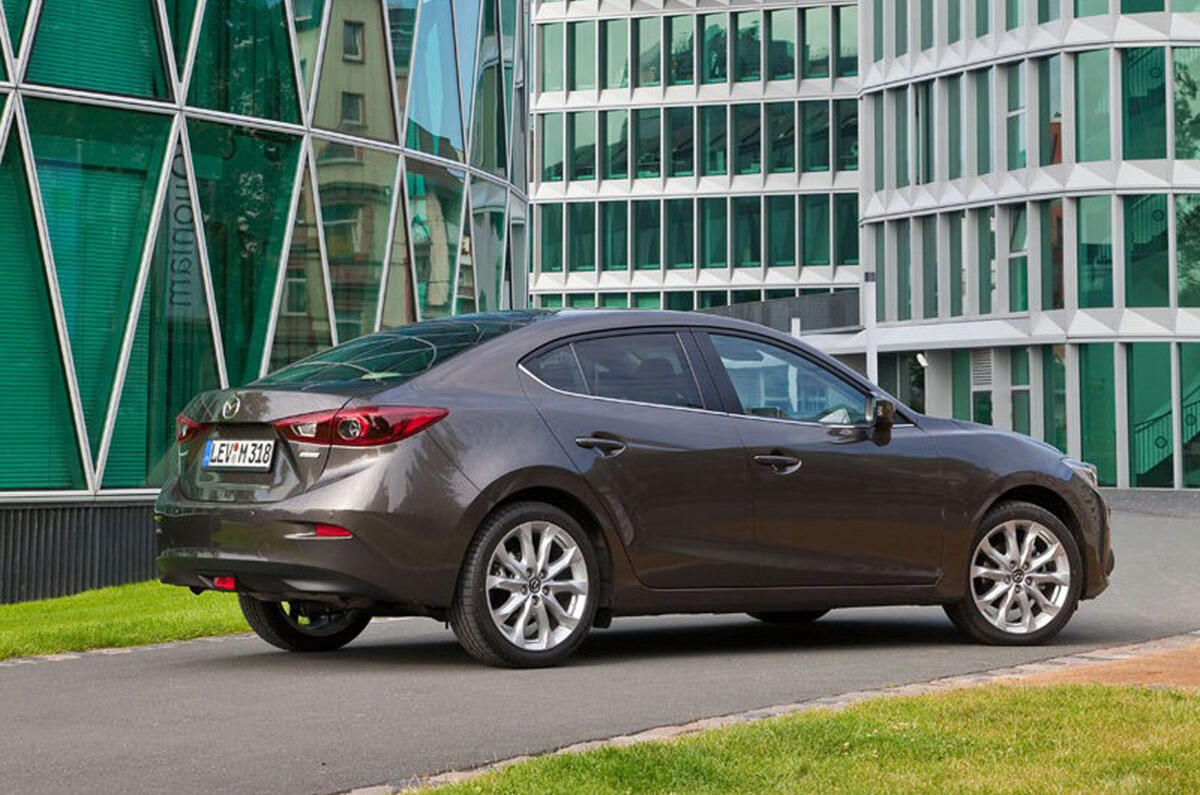 New Mazda 3 Saloon images leaked