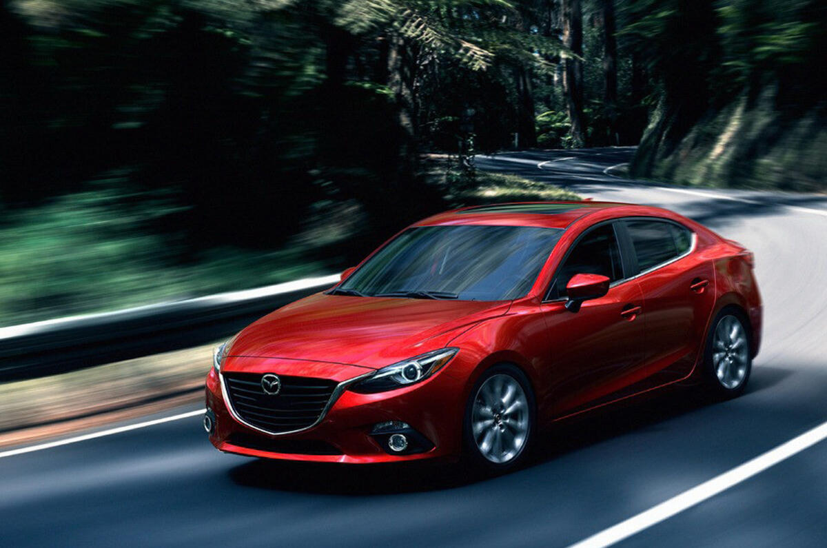 New Mazda 3 Saloon images leaked