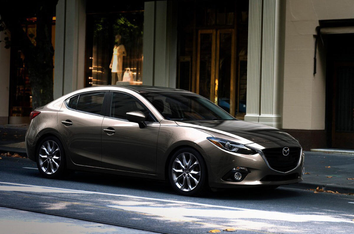 New Mazda 3 Saloon images leaked
