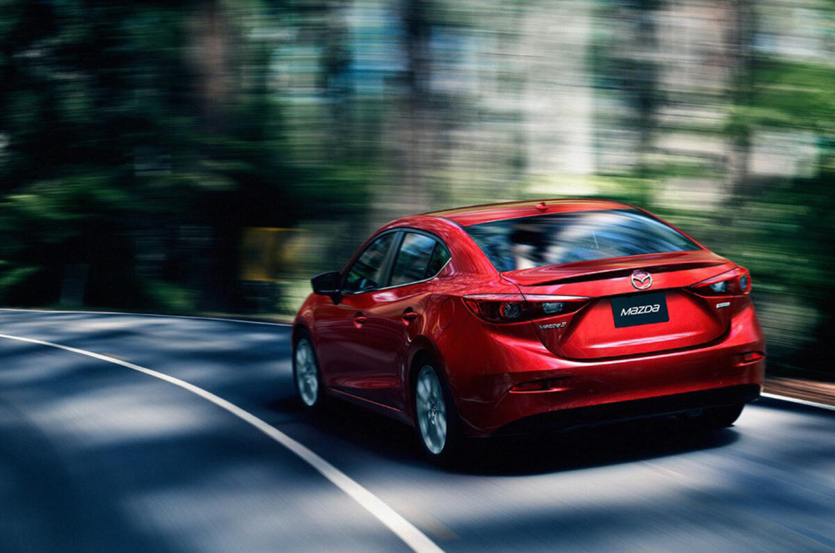 New Mazda 3 Saloon images leaked