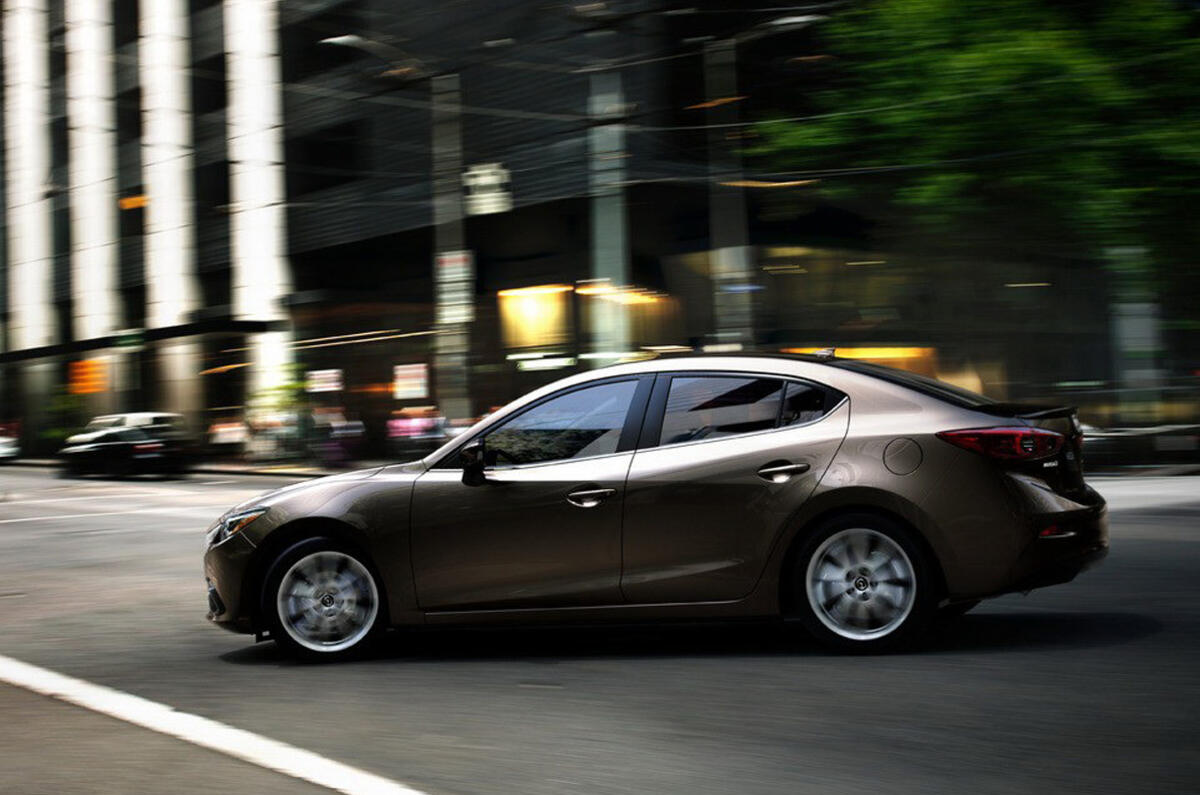 New Mazda 3 Saloon images leaked