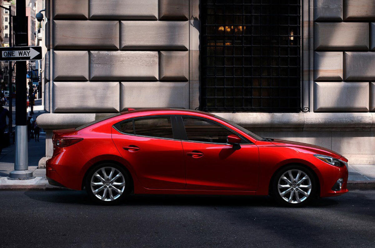 New Mazda 3 Saloon images leaked