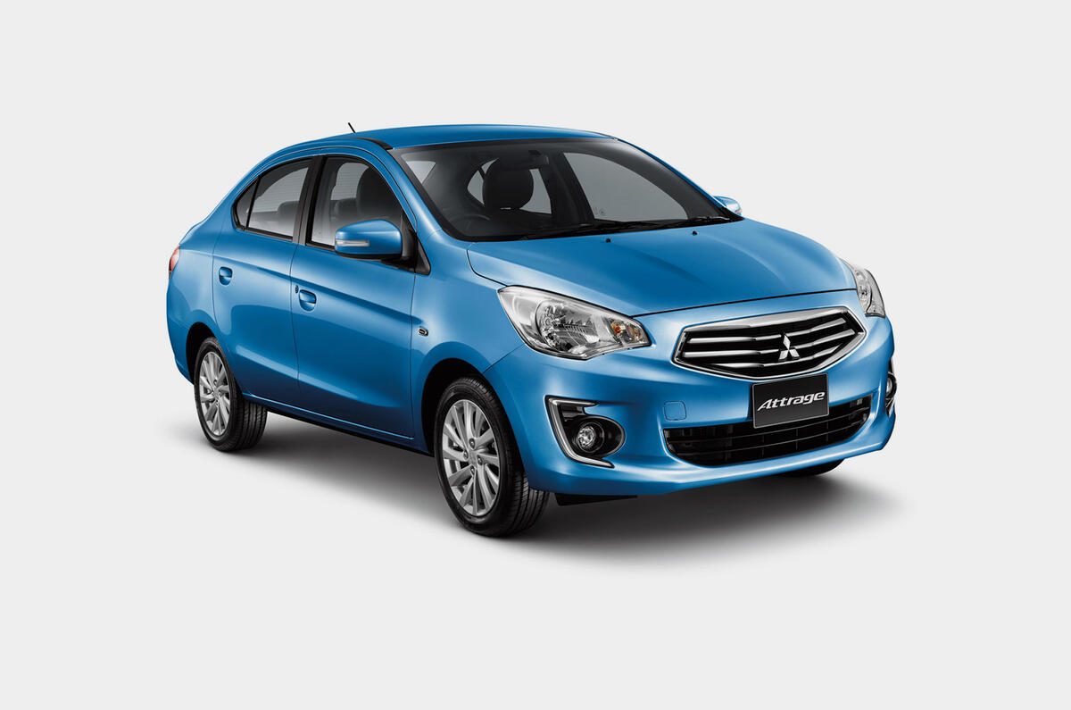 Mitsubishi Attrage saloon revealed