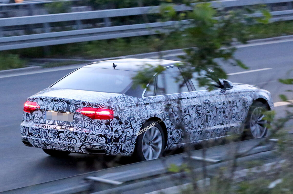 Audi A8 facelift in development 