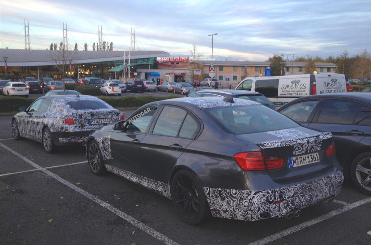2014 BMW M3 spied UK testing