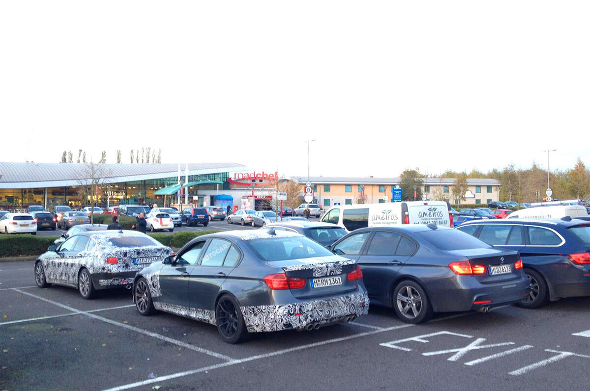 2014 BMW M3 spied UK testing