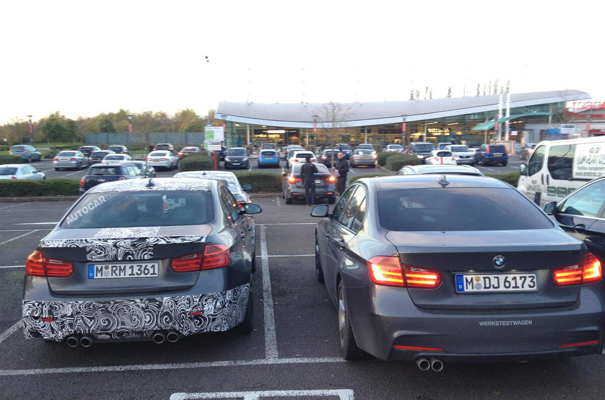 2014 BMW M3 spied UK testing