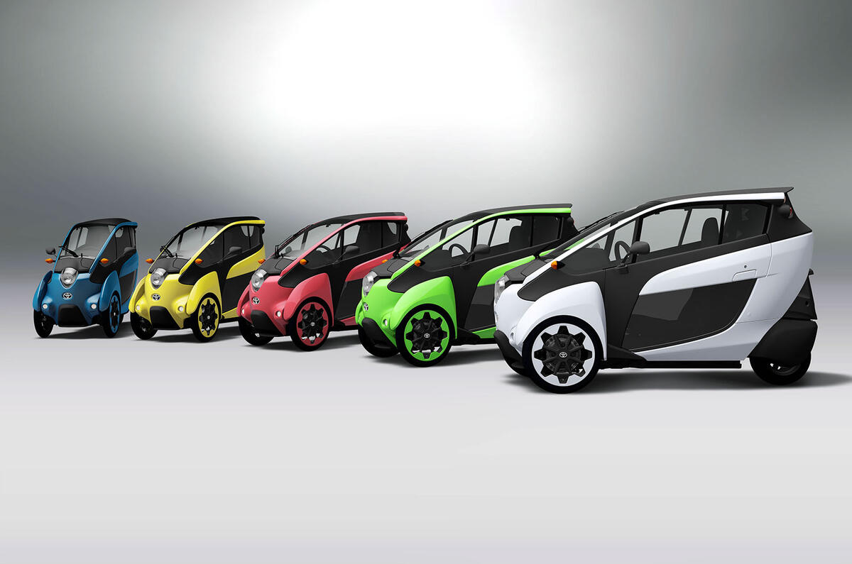no title Toyota i-Road starts testing in Tokyo