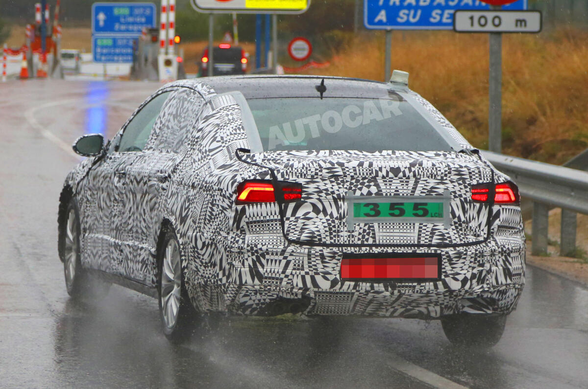 no title New Volkswagen Passat spotted - first pictures