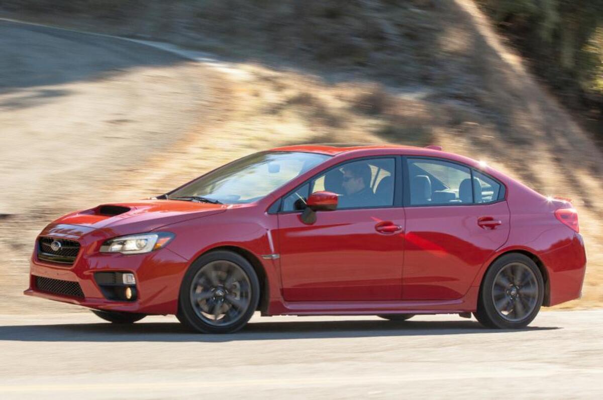 Subaru WRX cornering