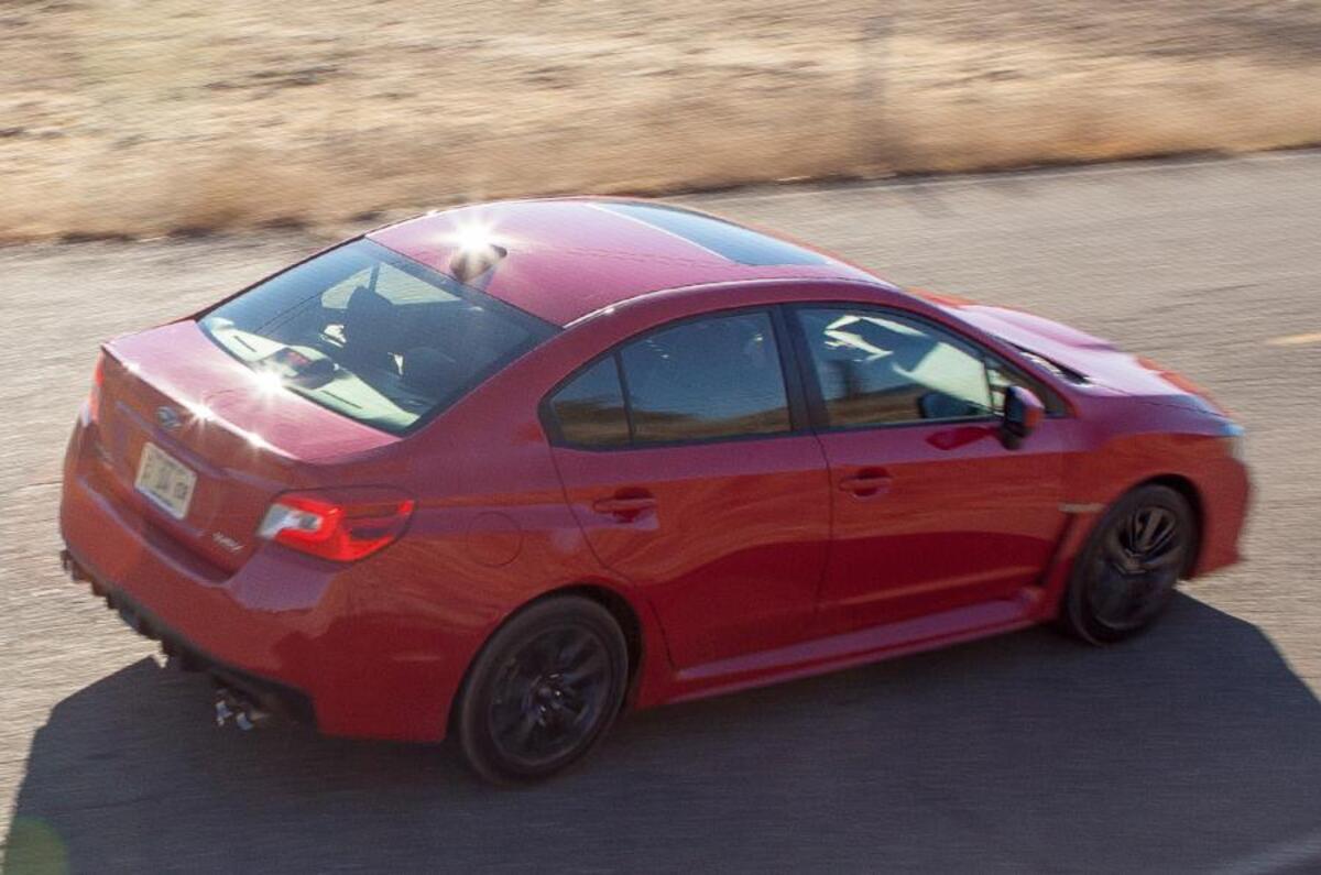 Subaru WRX rear quarter