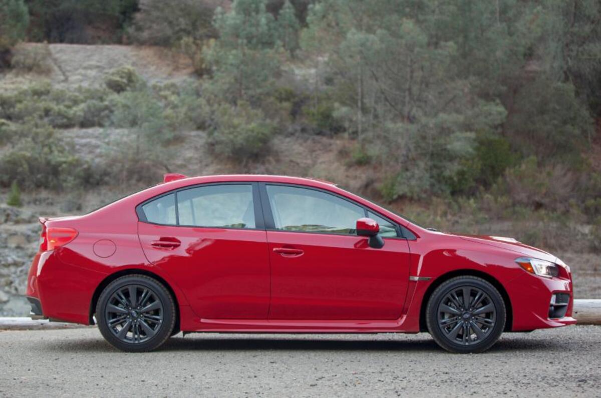 Subaru WRX side profile