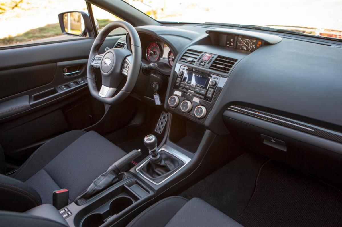 Subaru WRX interior