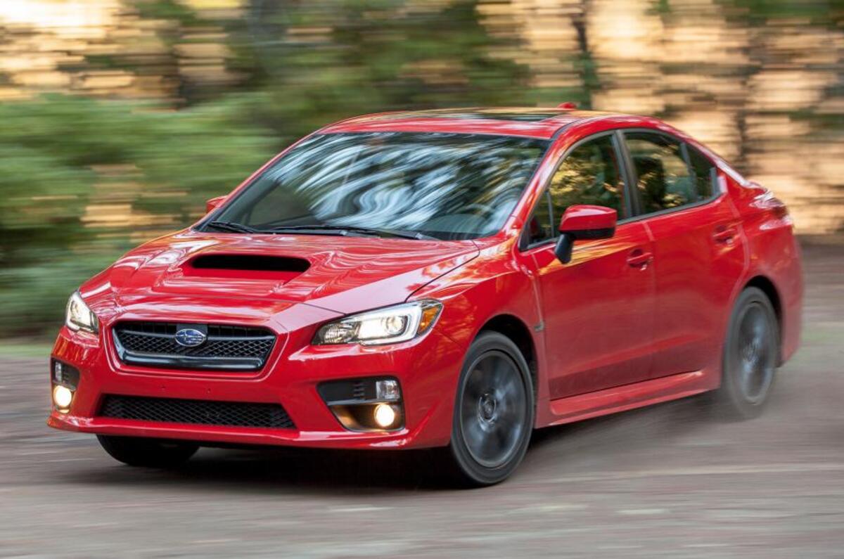 Subaru WRX cornering