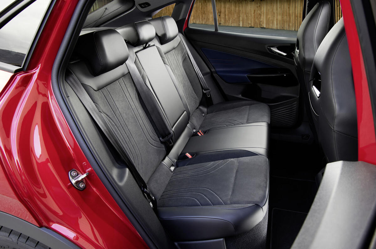 2022 Volkswagen ID 5 GTX rear seat