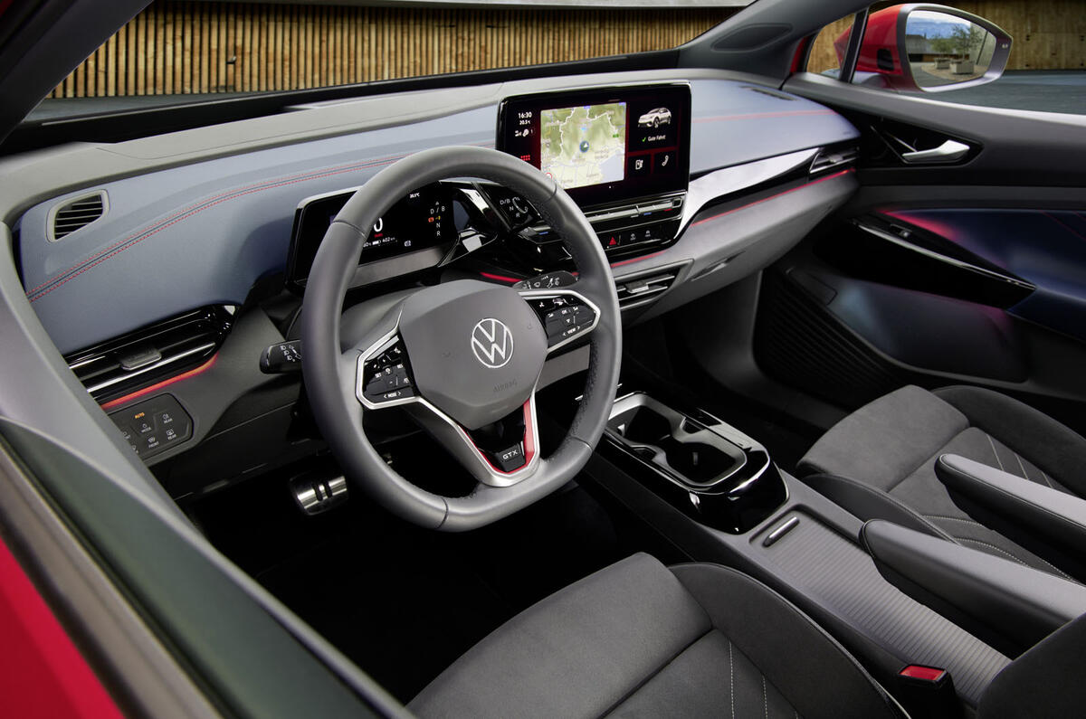 2022 Volkswagen ID 5 GTX steering wheel