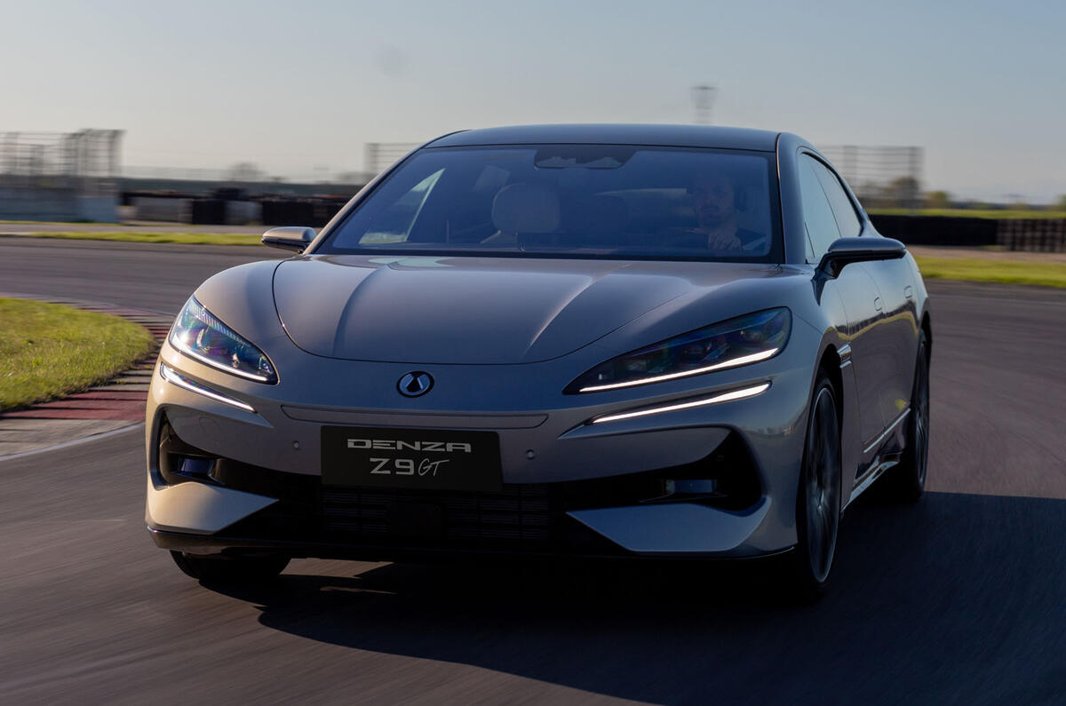 2025 Denza Z9 GT review front quarter tracking lead