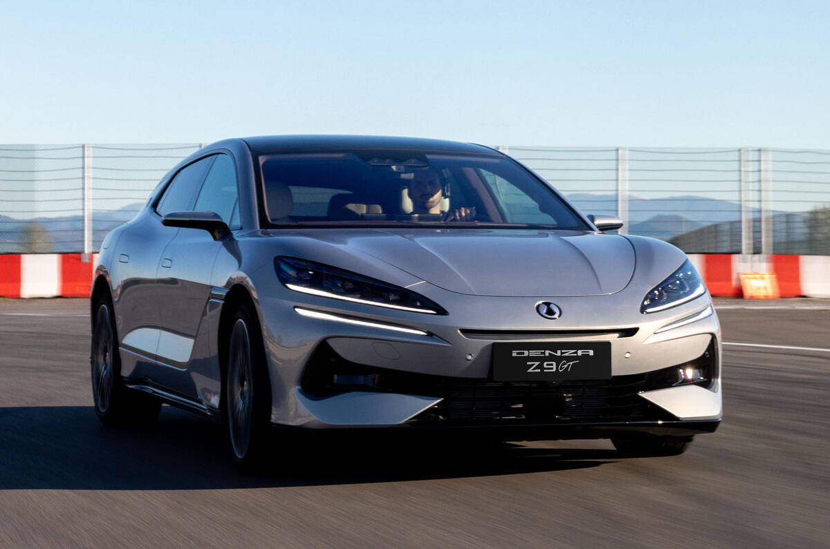 2025 Denza Z9 GT review front quarter tracking
