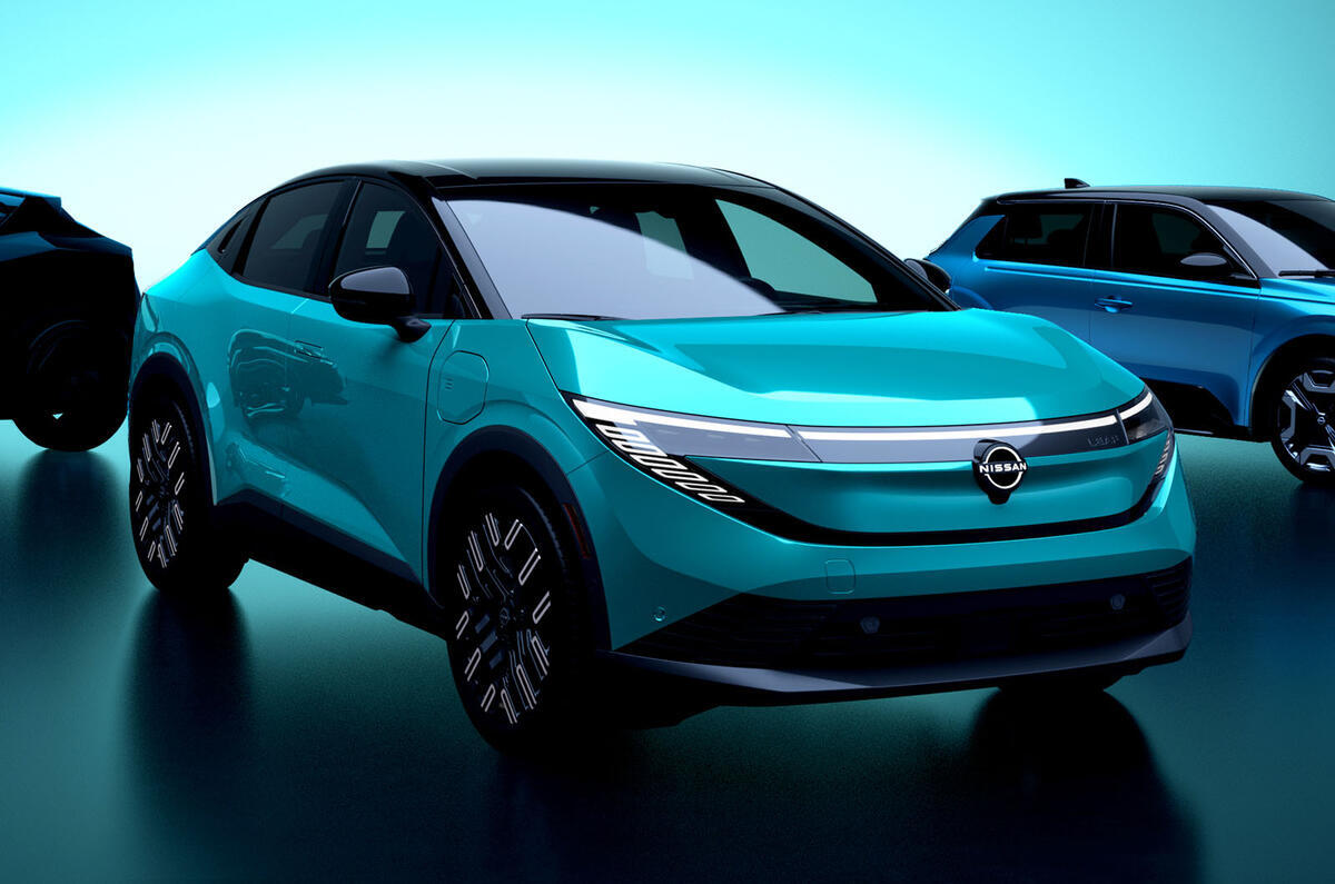2026 nissan leaf front quarter