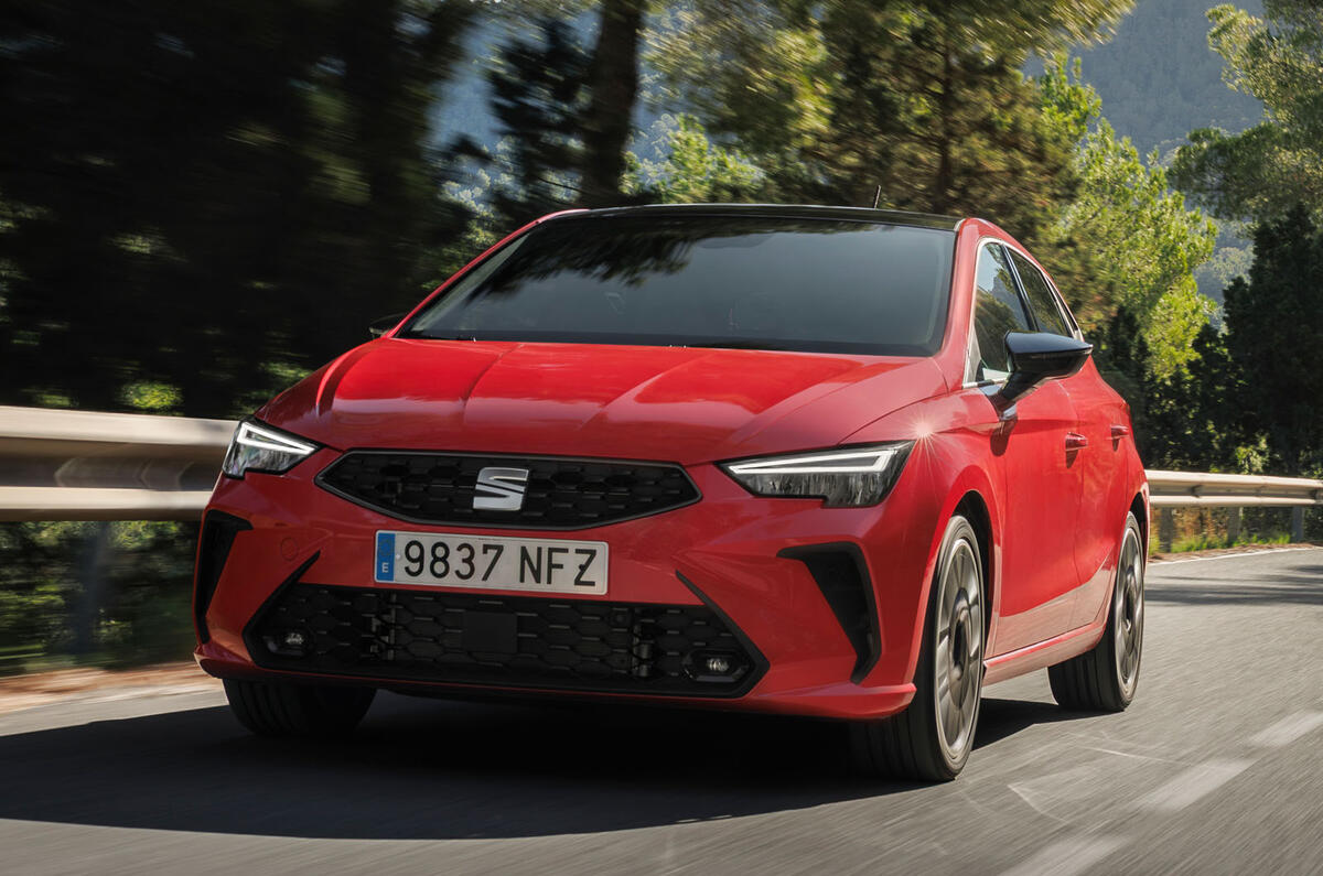 2026 Seat Ibiza front quarter tracking