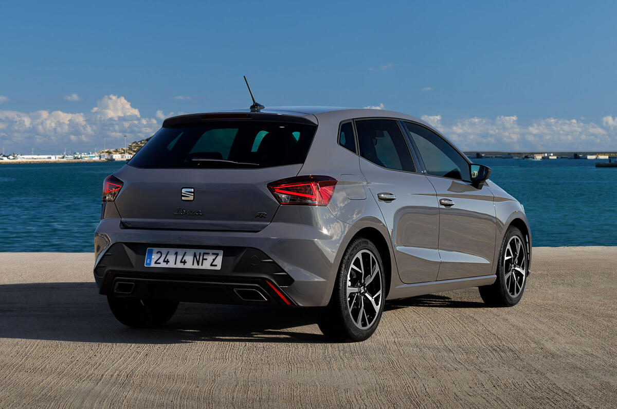 2026 Seat Ibiza grey static rear quarter