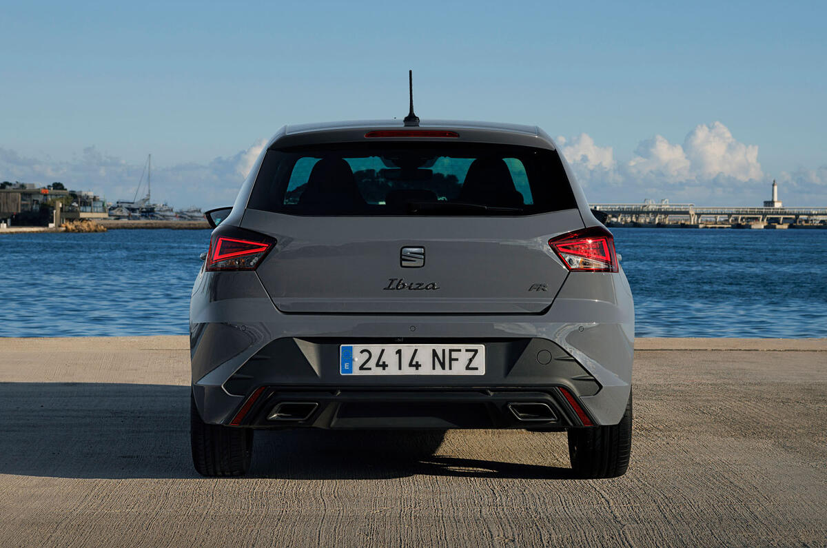 2026 Seat Ibiza grey static rear