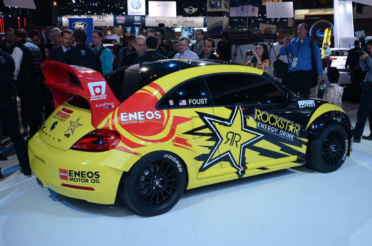 Extreme 560bhp Volkswagen Beetle rallycross car unveiled