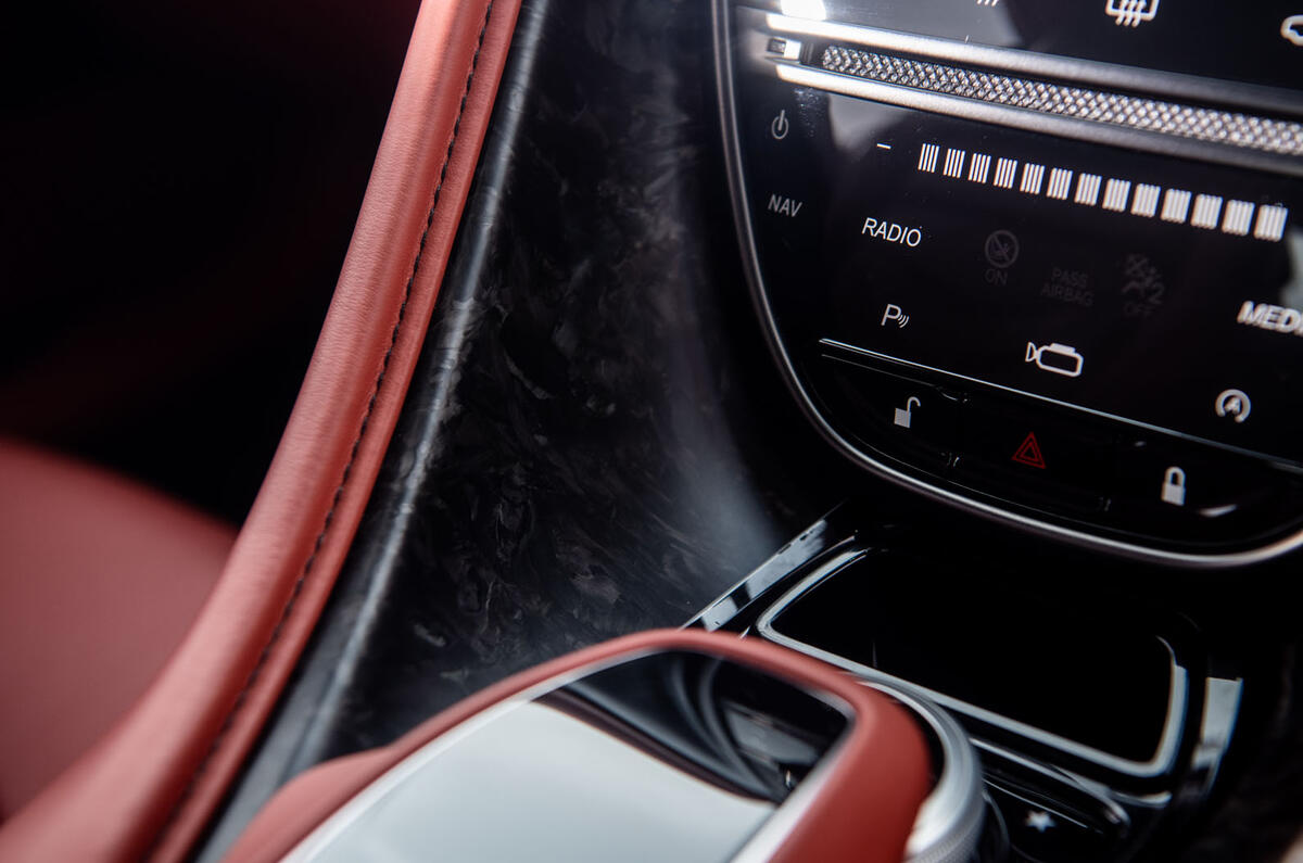 Aston Martin DBS Superleggera 2018 road test review - interior trim