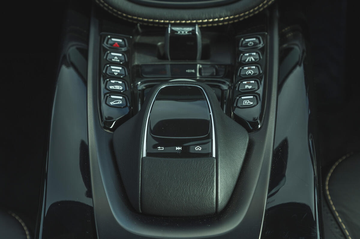 Aston Martin DBX 2020 road test review - centre console