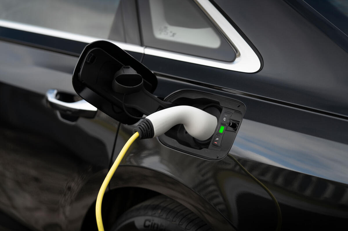 Audi A8 60 TFSIe 2020 road test review - charging Audi A8 60 TFSIe 2020 road test review - charging