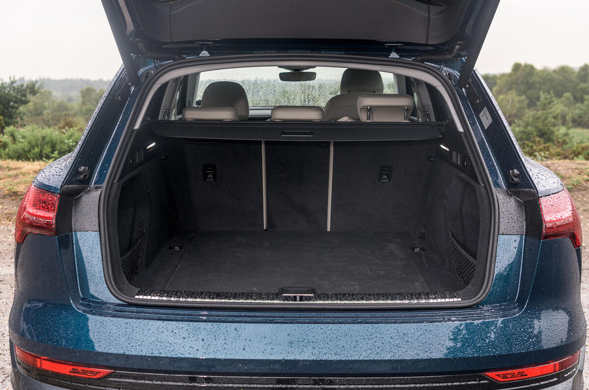 Audi E-tron 55 Quattro 2019 road test review - boot
