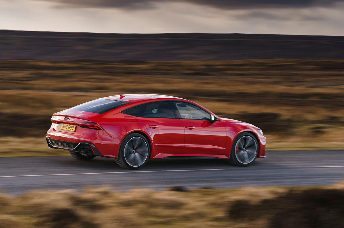 Audi RS7 Sportback 2020 road test review - on the road side Audi RS7 Sportback 2020 road test review - on the road side