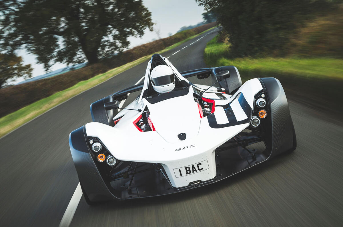BAC Mono 2018 review - on the road nose