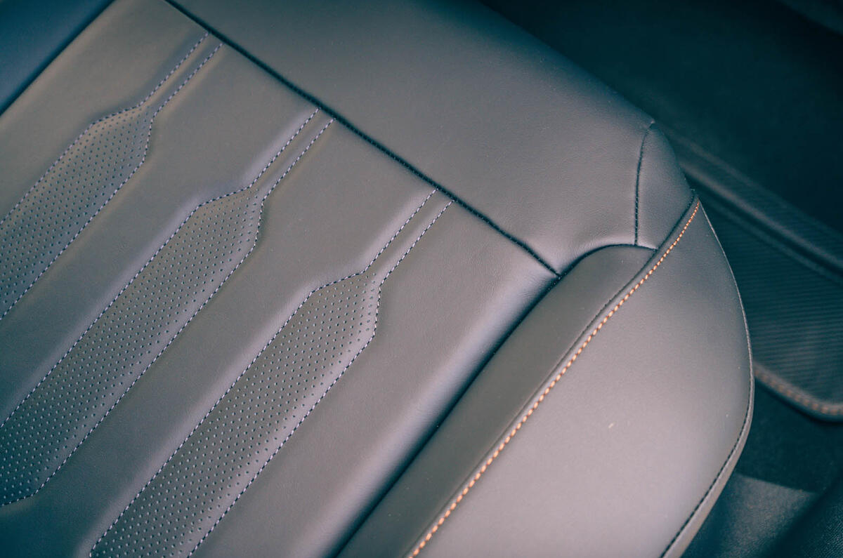 21 Cupra Leon Estate 2021 road test review front seat details 21 Cupra Leon Estate 2021 road test review front seat details