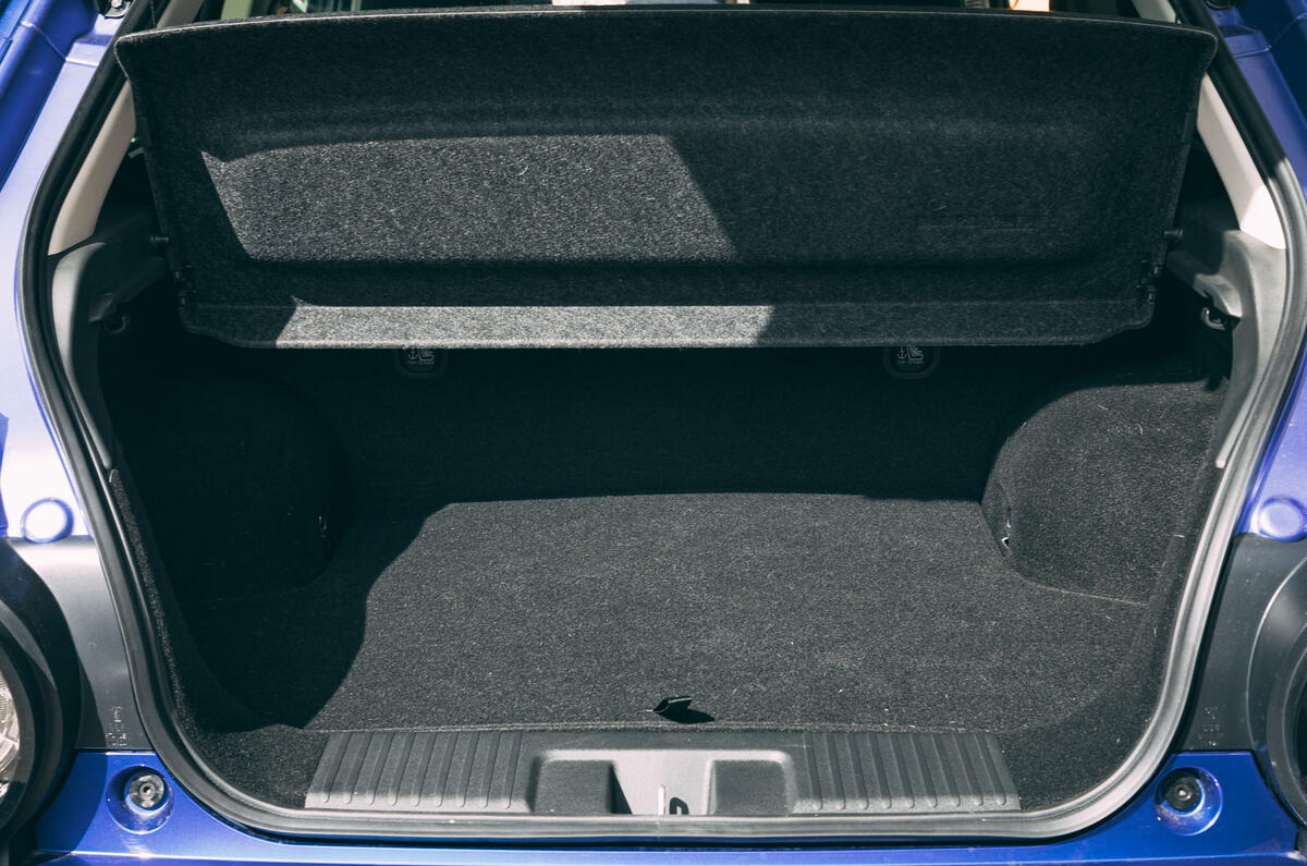 Honda e 2020 road test review - boot