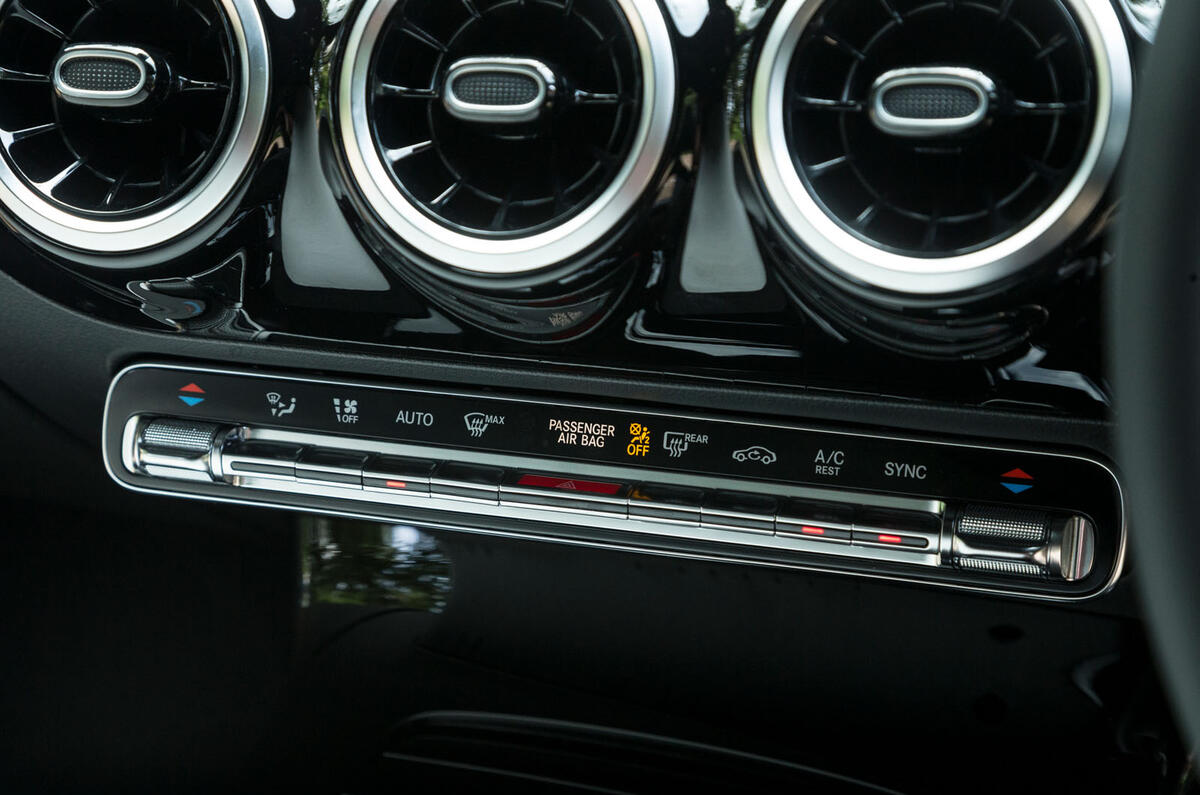 Mercedes-Benz A-Class 2018 road test review climate control