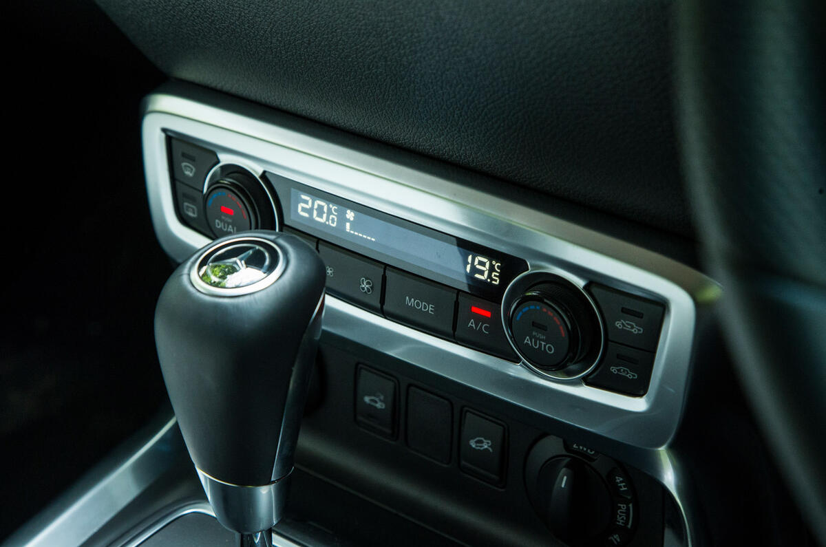 Mercedes-Benz X-Class road test review climate control