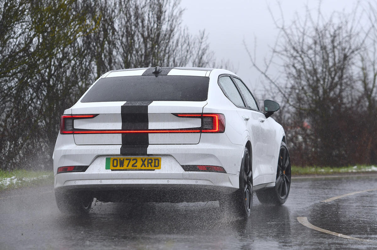 21 Polestar 2 BST Edition 270 RT 2023 rear cornering