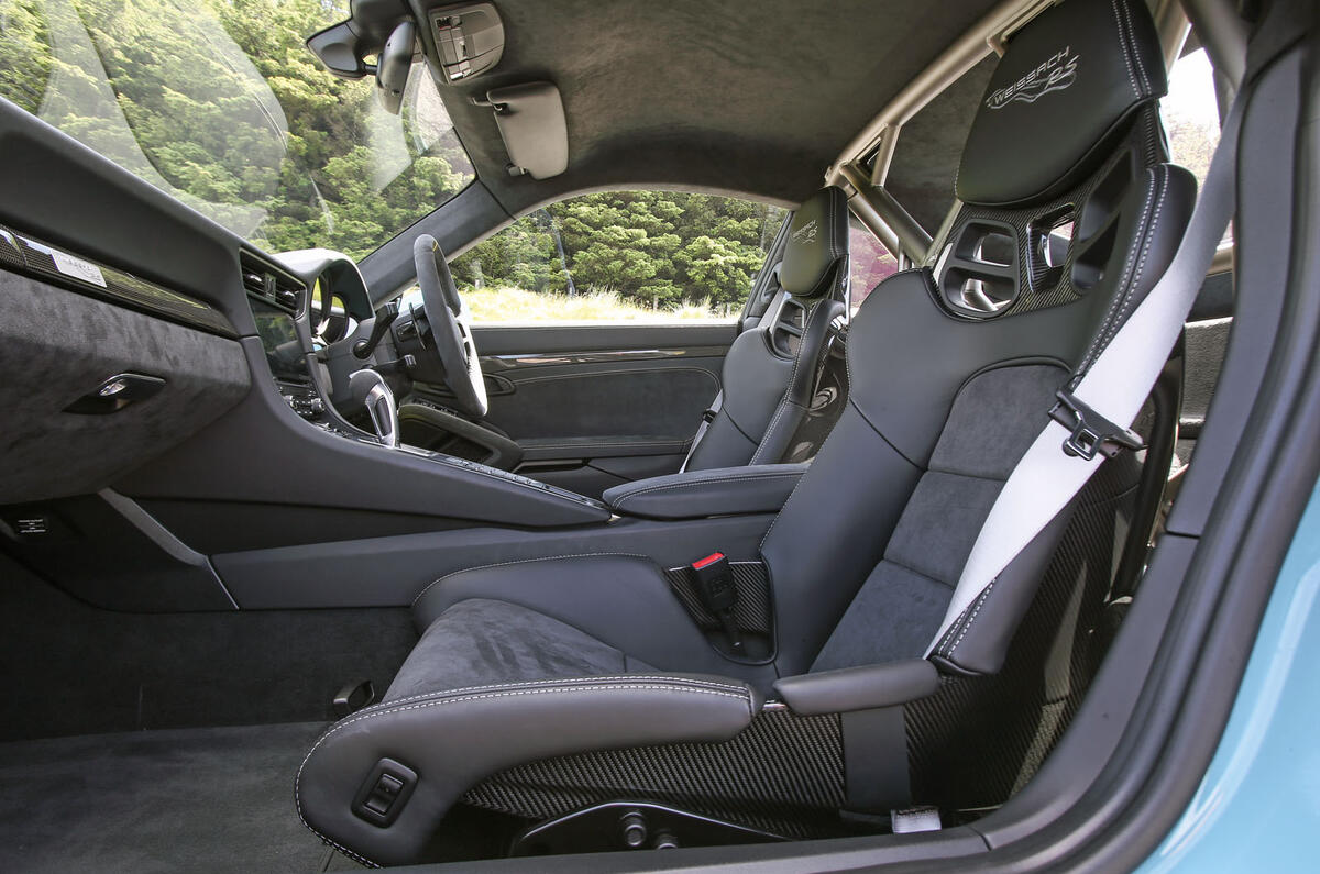 Porsche 911 GT2 RS 2018 road test review seats