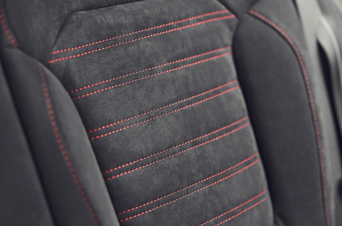 Renault Megane RS 280 2018 road test review seat trim