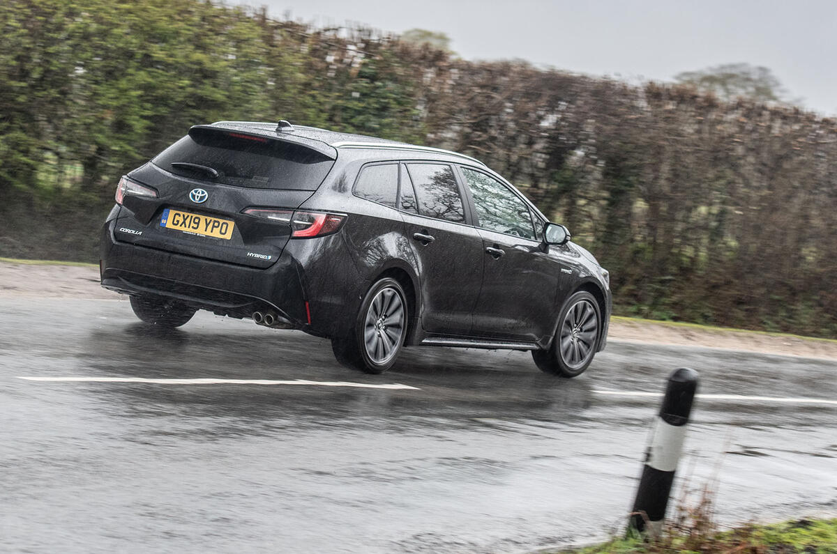 Toyota Corolla Touring Sports 2019 road test review - on the road rear