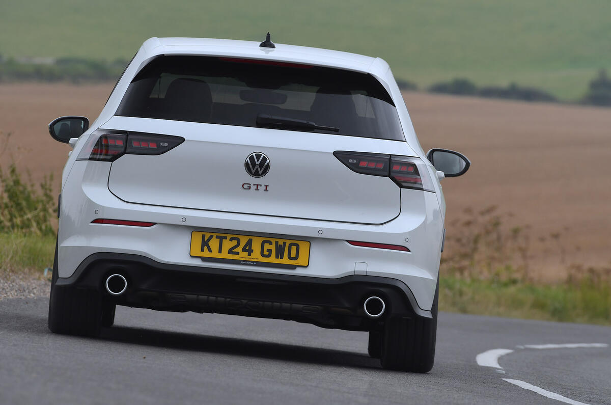 21 Volkswagen Golf GTI Mk85 2024 review rear cornering